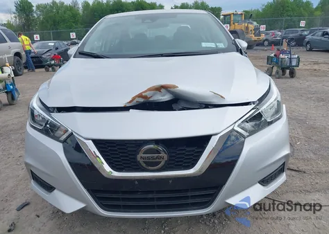 2021 Nissan Versa Sv Xtronic Cvt from USA, damaged, VIN 3N1CN8EV8ML826396